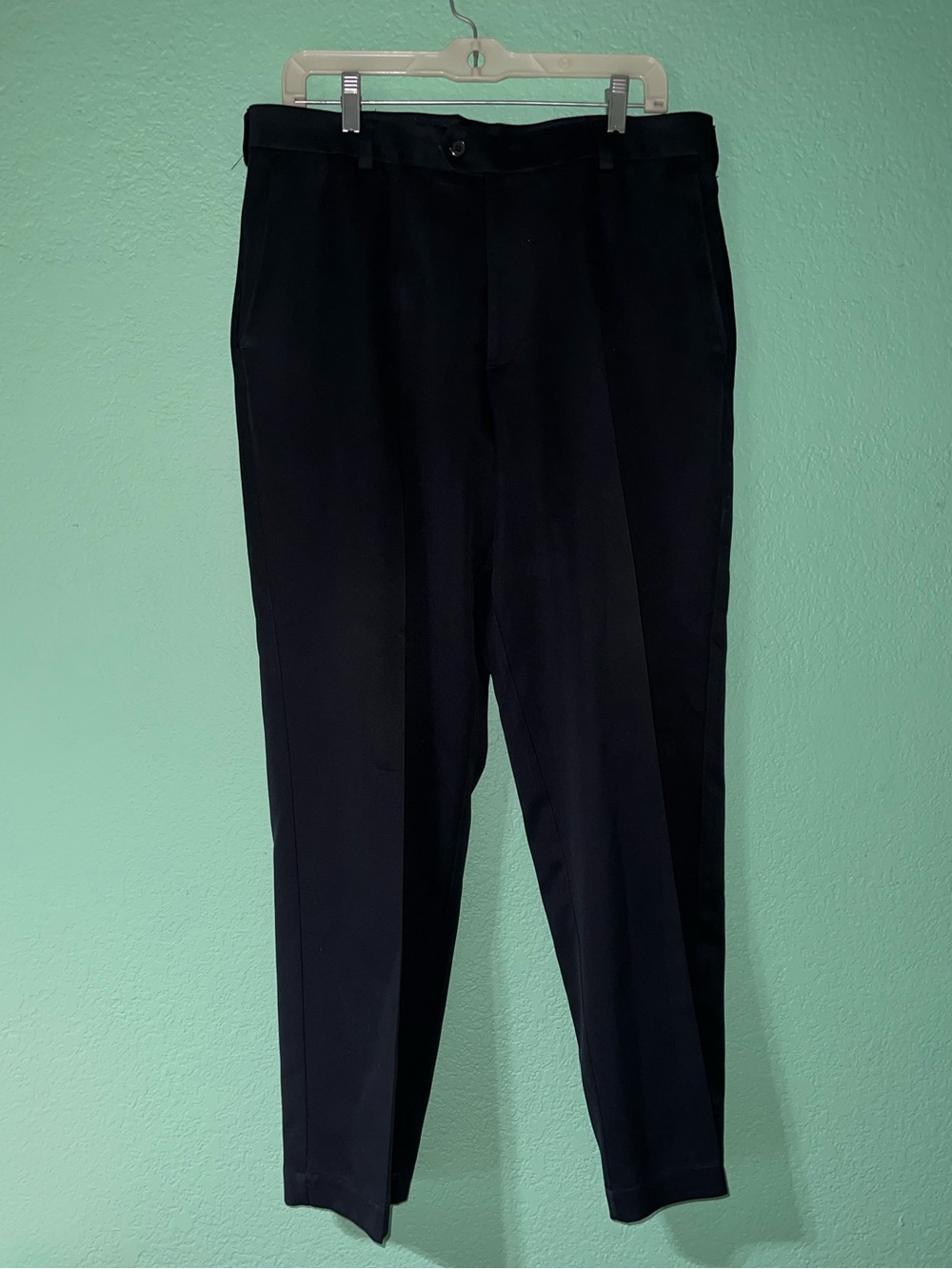 Izod Golf Men's Black Dress Pants - Modern Tailored Trousers